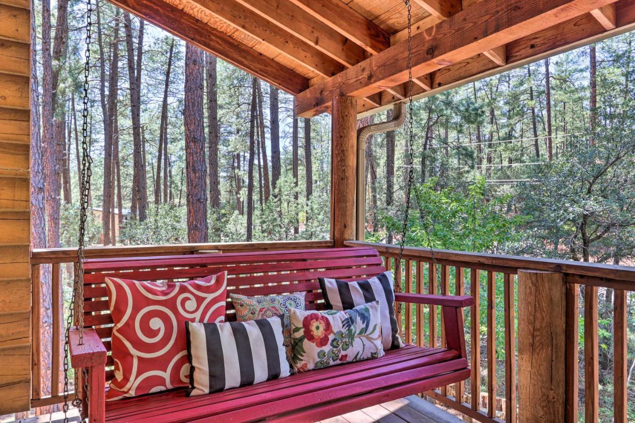 Strawberry Cabin With 2-Story Deck Dogs Welcome! Pine Экстерьер фото